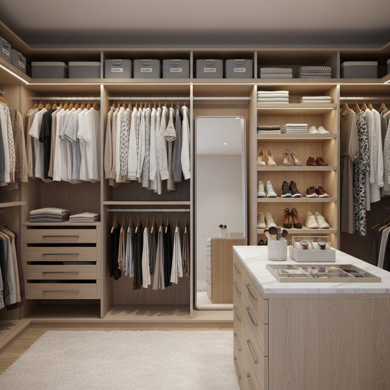 Closet Shelving Installation